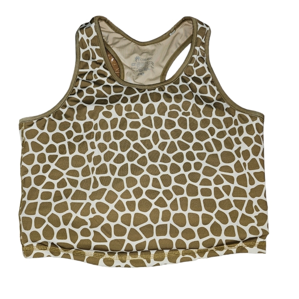 Cheata Equestrian Safari Trotter Ultimate Compression Sport‎ Bra Snake NWT 2XL